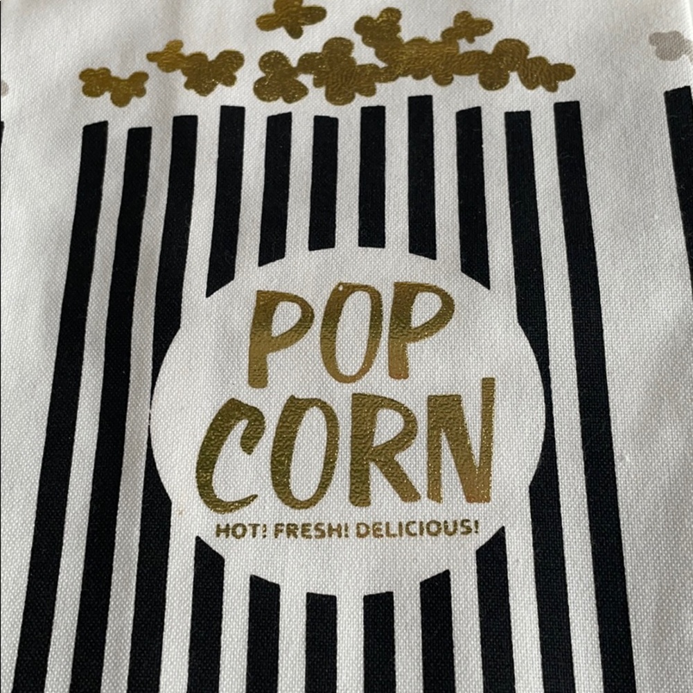 🎉HP🎉 Kate Spade Gold Foil Popcorn Dish Towels 2 ONE SET LEFT - Picture 3 of 5